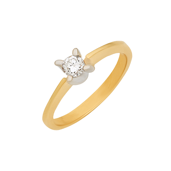 Кольцо из золота 750 пробы c бриллиантом, Л 2811 8432 за 60800