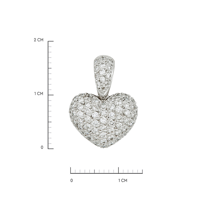 Подвеска из золота 750 пробы c бриллиантами, Л 0613 8441 за 59000