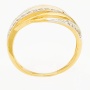 Кольцо из желтого золота 585 пробы c фианитами Л19106827 фото 3