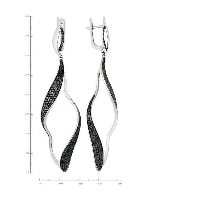 Серьги из золота 585 пробы c Бриллиант, К 0000 5264 за 97700