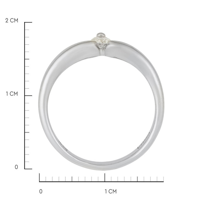 Кольцо из золота 585 пробы c бриллиантом