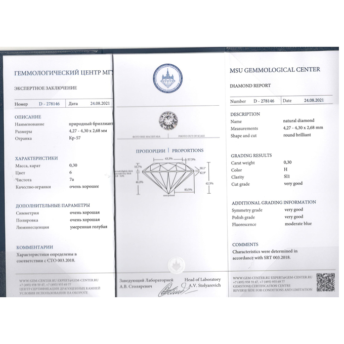 Кольцо из золота 585 пробы с бриллиантами, Л 2809 3361 за 64000