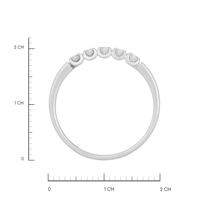 Кольцо из золота 585 пробы c бриллиантами, Л 5208 0081 за 23120