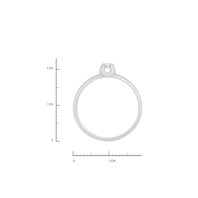 Кольцо из золота 585 пробы c бриллиантом, Л 0808 7885 за 16400