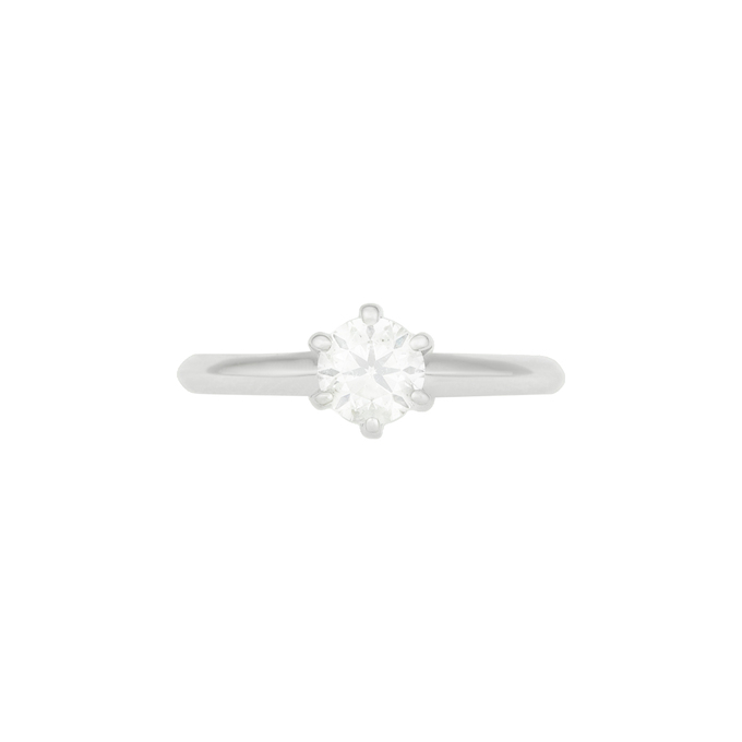 Кольцо из золота 585 пробы c бриллиантом, Л 0514 4028 за 125000