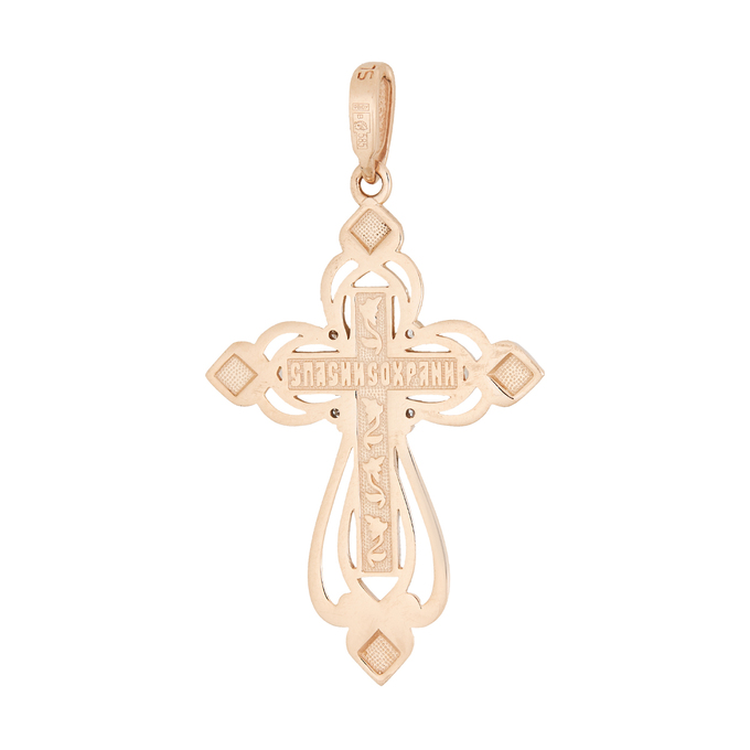 Подвеска из золота 585 пробы c бриллиантами, Л 1208 5697 за 31120