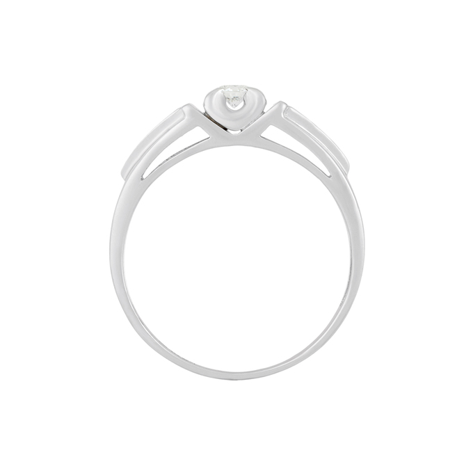 Кольцо из золота 585 пробы c бриллиантами