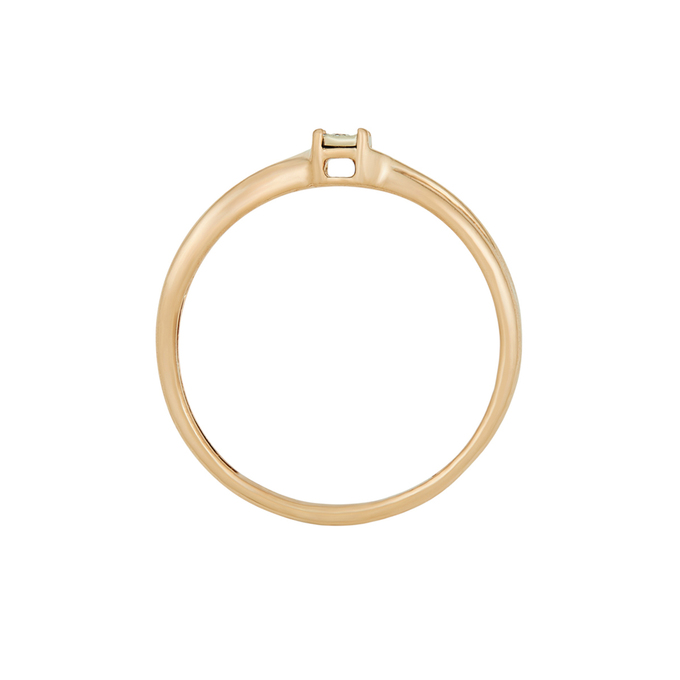 Кольцо из золота 585 пробы c бриллиантом, Л 2415 4545 за 13520