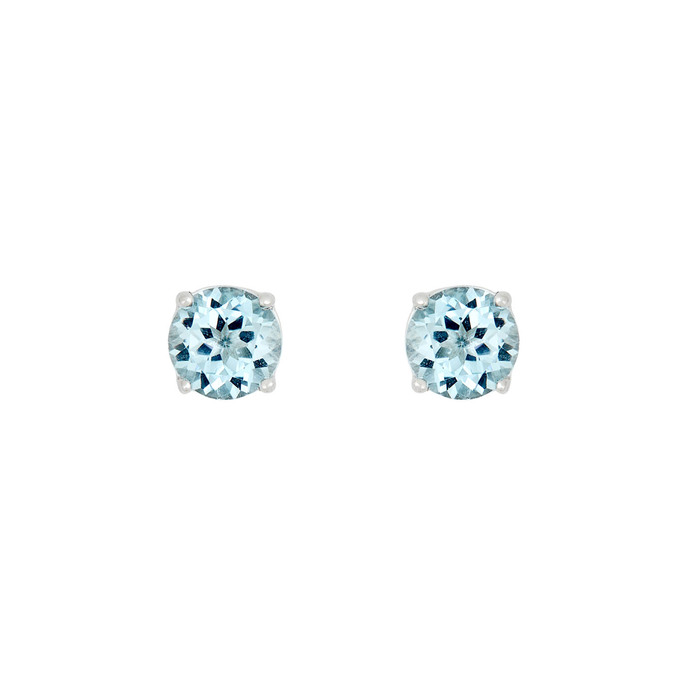 Серьги из золота 585 пробы с топазами, Л 6103 3095 за 17000
