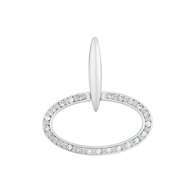 Подвеска из золота 585 пробы c бриллиантами