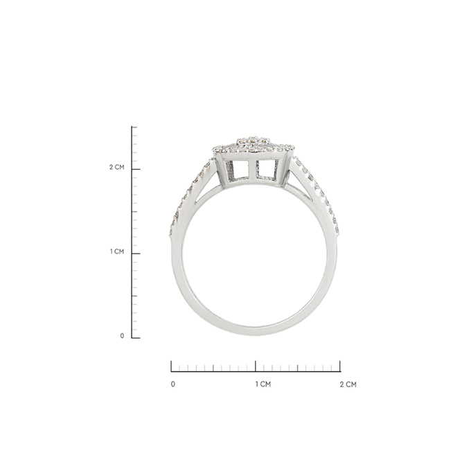 Кольцо из золота 750 пробы c бриллиантами, Л 2811 5814 за 65520
