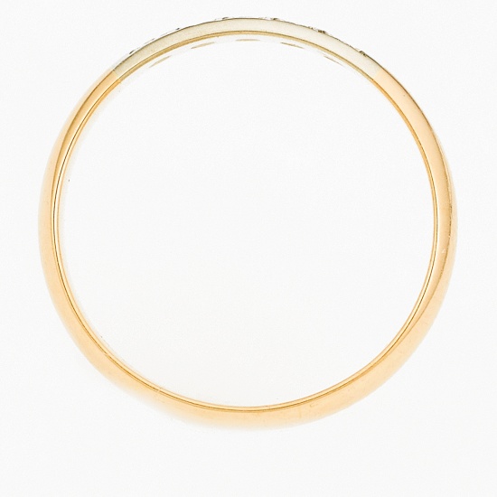 Кольцо из комбинированного золота 585 пробы c 5 бриллиантами, Л47084786 за 10140