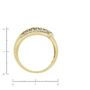 Кольцо из желтого золота 585 пробы c 31 бриллиантами Л11080020 фото 4