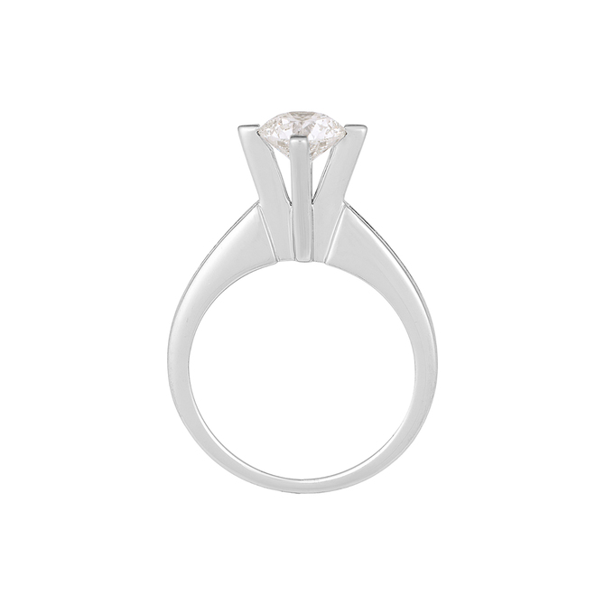 Кольцо из золота 750 пробы c бриллиантом, Л 4107 2311 за 350000