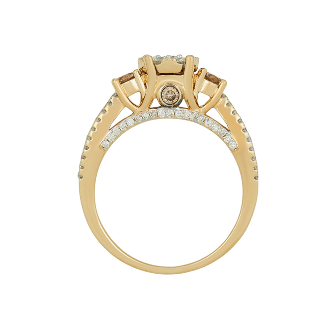 Кольцо из золота 585 пробы c бриллиантами, Л 0616 9416 за 50000