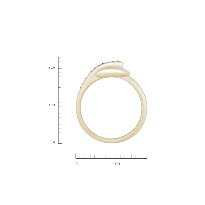Кольцо из золота 585 пробы c бриллиантами, Л 0613 5053 за 68960