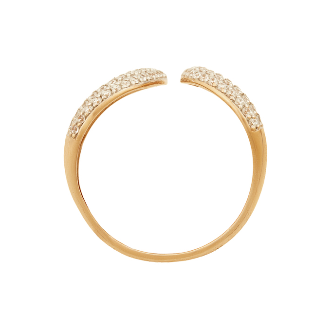 Кольцо из золота 585 пробы c фианитами, Л 2509 0734 за 27600