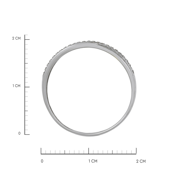 Кольцо из золота 585 пробы c бриллиантами, Л 6602 6738 за 12400