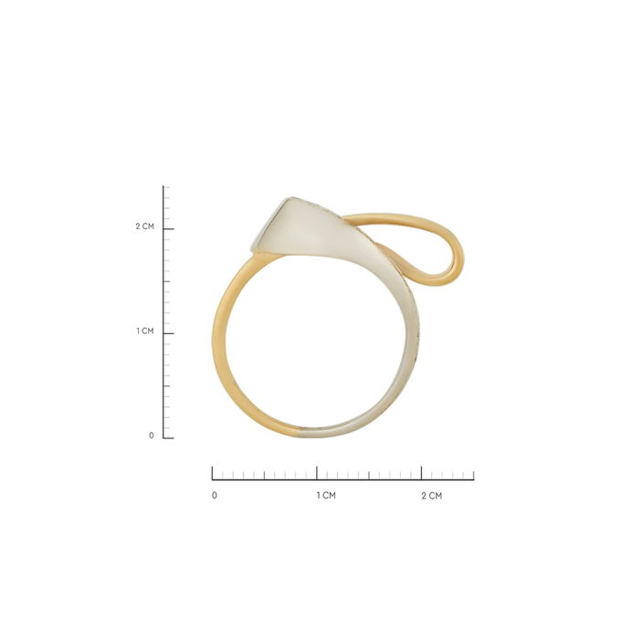 Кольцо из золота 585 пробы c бриллиантами, Л 2509 1208 за 65800