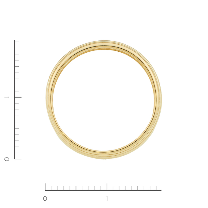Кольцо из желтого золота 585 пробы c 15 бриллиантами, Л 5103 1166 за 22120