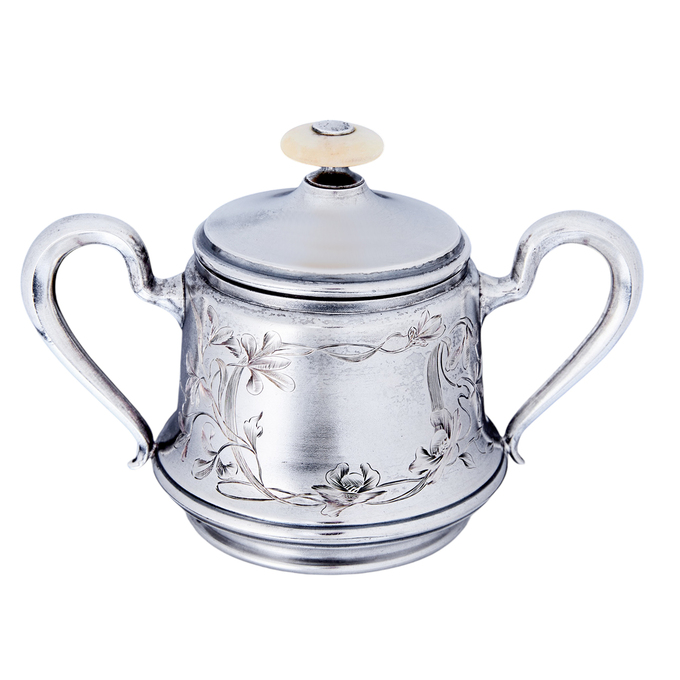 Сахарница из серебра 84 пробы, Л 0515 4232 за 46000