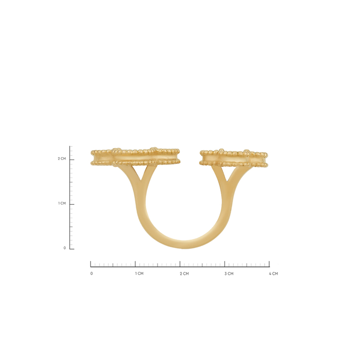 Кольцо из золота 750 пробы c малахитами, Л 2811 0395 за 190000