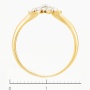 Кольцо из комбинированного золота 585 пробы c фианитами Л62012640 фото 4