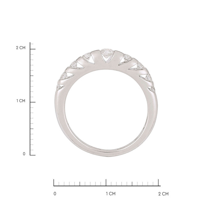 Кольцо из золота 750 пробы c бриллиантами, Л 4107 6233 за 72000