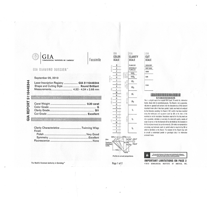 Кольцо из золота 585 пробы c 1 бриллиантом, Л 3506 7132 за 92500