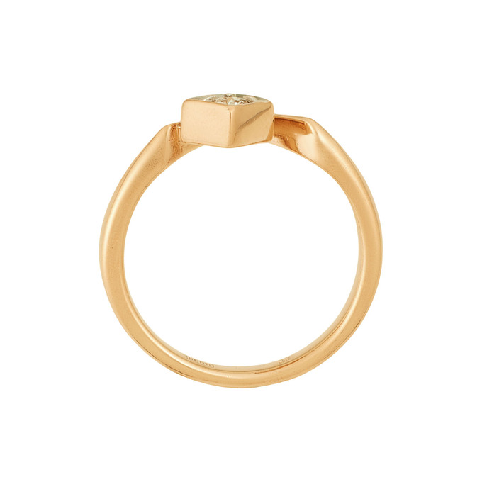 Кольцо из золота 585 пробы c бриллиантом, Л 4807 8569 за 38000