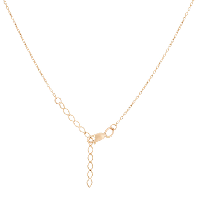 Колье из золота 585 пробы c синтетическим камнем и эмалью, Л 1615 8929 за 32240