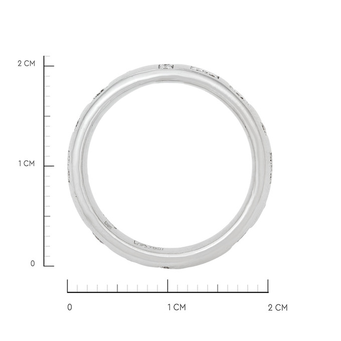 Кольцо обручальное из золота 750 пробы c бриллиантами, Л 1113 6060 за 86900
