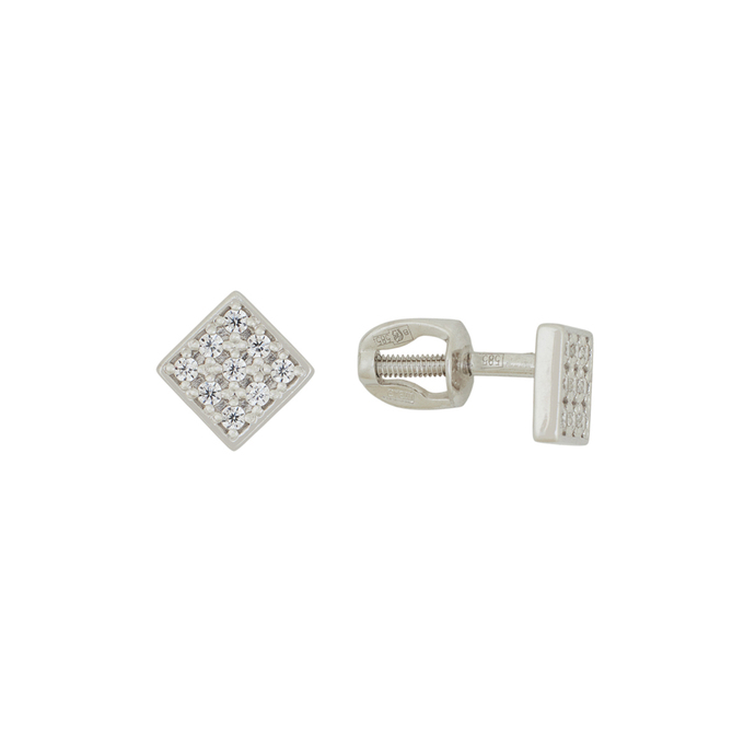 Серьги из золота 585 пробы c фианитами, Л 1811 6679 за 10560