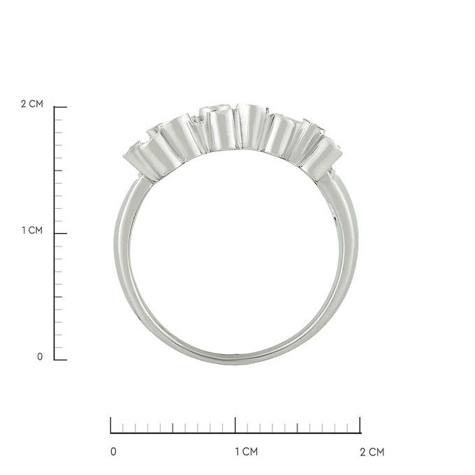 Кольцо из золота 585 пробы c бриллиантами, Л 2406 4668 за 98320