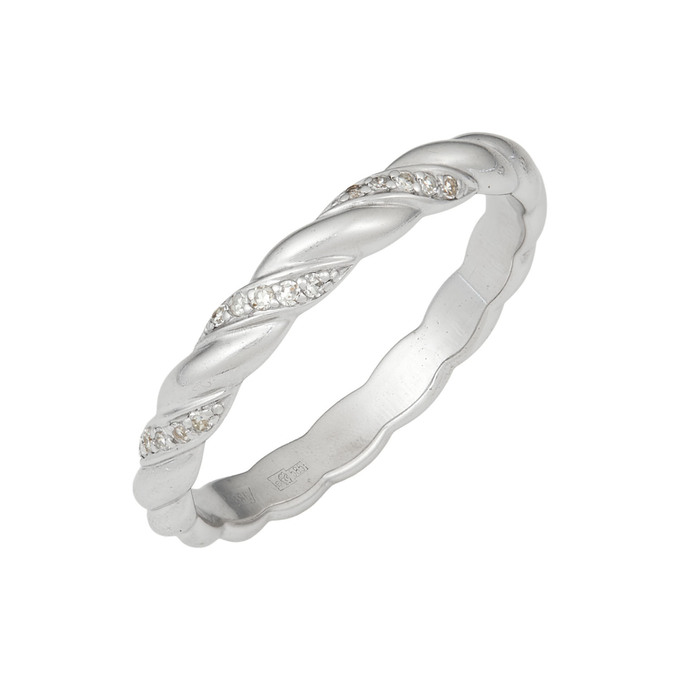 Кольцо из золота 585 пробы c бриллиантами, Л 2213 2587 за 30900