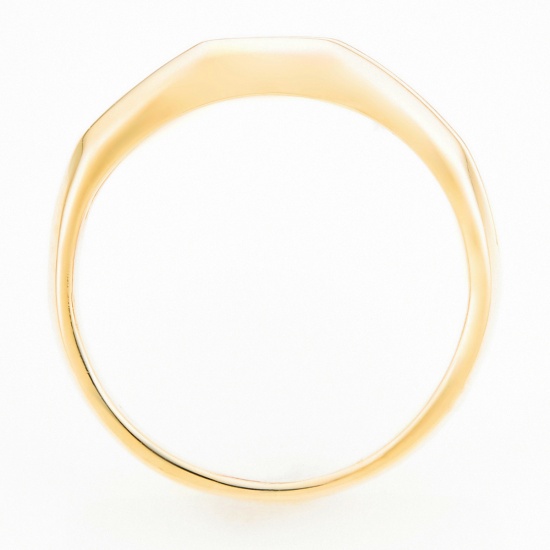 Кольцо из желтого золота 585 пробы c 5 бриллиантами, Л24064086 за 23600