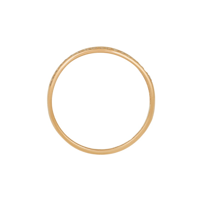 Кольцо из золота 585 пробы c фианитами