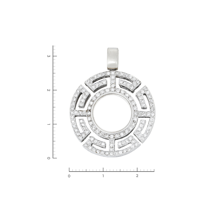 Подвеска из золота 750 пробы c 132 бриллиантами