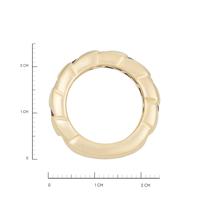Кольцо из золота 585 пробы c синтетическими камнями, Л 5104 1484 за 64720