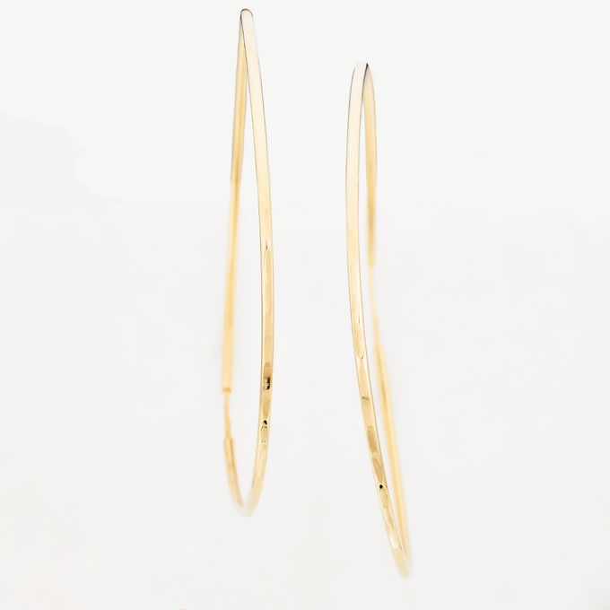 Серьги из желтого золота 585 пробы