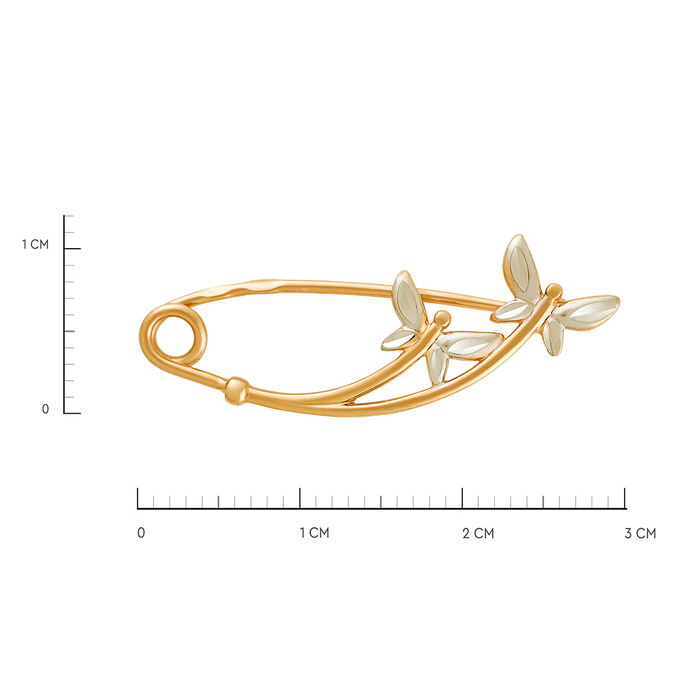 Брошь из золота 585 пробы, Л 5206 9146 за 13680