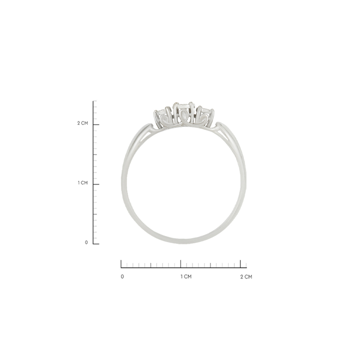 Кольцо из золота 585 пробы c бриллиантами, Л 2913 0909 за 22000