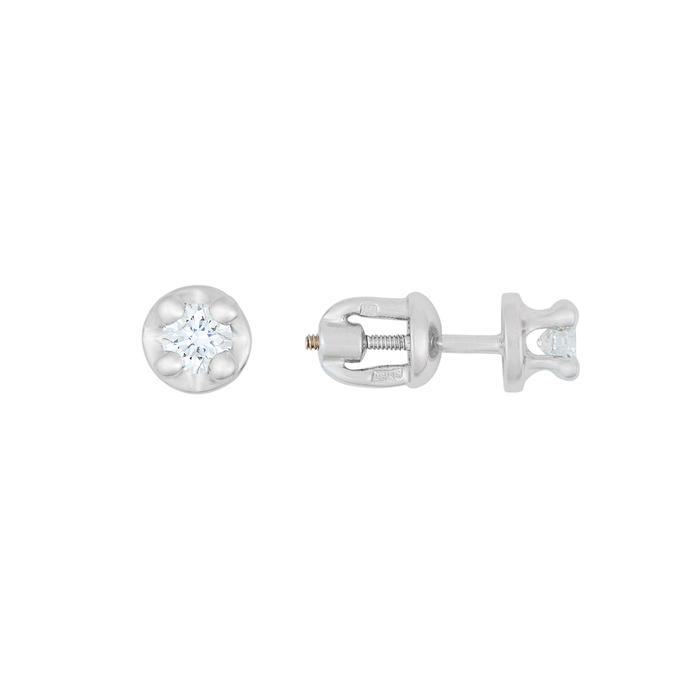Серьги из золота 585 пробы c бриллиантами, Л 6002 2152 за 99200