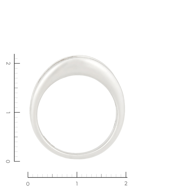 Кольцо из белого золота 750 пробы c 24 бриллиантами, Л 0910 5650 за 63900
