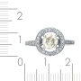 Кольцо из белого золота 750 пробы c 31 бриллиантами 091246 фото 4