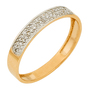 Кольцо из комбинированного золота 585 пробы c 55 бриллиантами Л31121968 фото 1