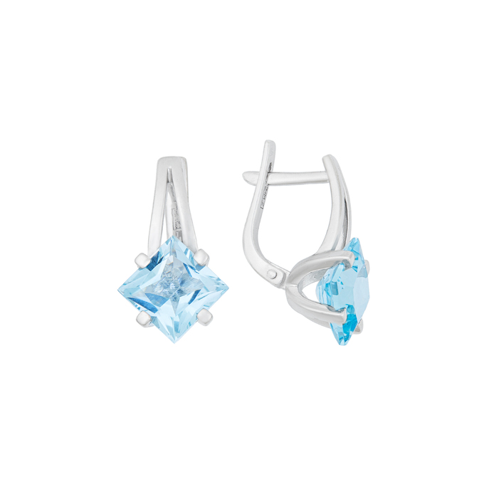Серьги из золота 585 пробы c топазами, К 0000 4243 за 63800