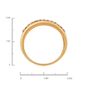 Кольцо из золота 585 пробы c бриллиантами