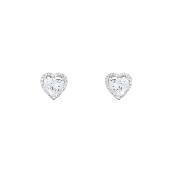 Серьги из золота 585 пробы c фианитами