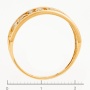 Кольцо из комбинированного золота 585 пробы c 32 бриллиантами Л23154612 фото 4